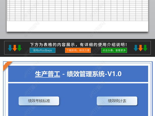 生产普工资绩效管理系统自动统计工资excel表格模板下载